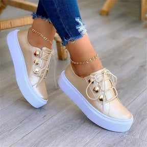 Tênis casual Plataforma moda primavera