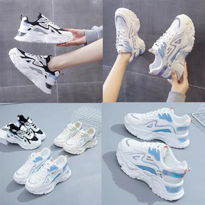 Tênis femininos plataforma Casual Lançamento