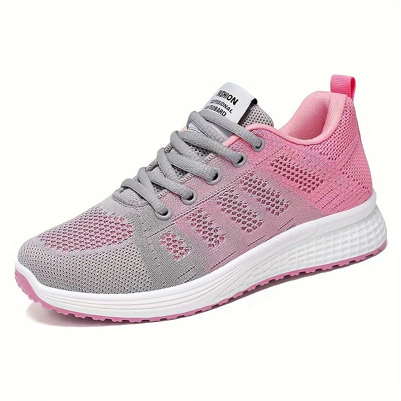 Tênis dopamina feminino verão antiderrapante sola macia malha respirável sapatos casuais correndo luz sapatos de viagem dança
