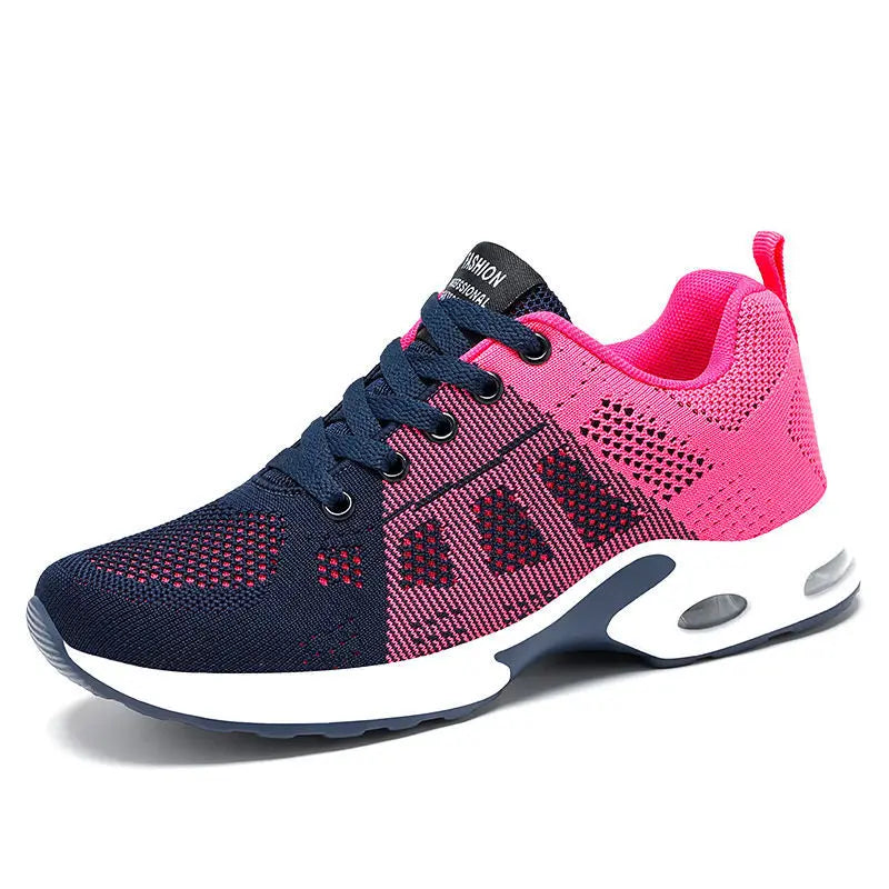 Tênis dopamina feminino verão antiderrapante sola macia malha respirável sapatos casuais correndo luz sapatos de viagem dança