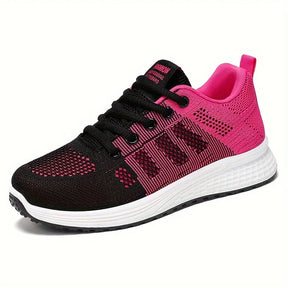 Tênis dopamina feminino verão antiderrapante sola macia malha respirável sapatos casuais correndo luz sapatos de viagem dança