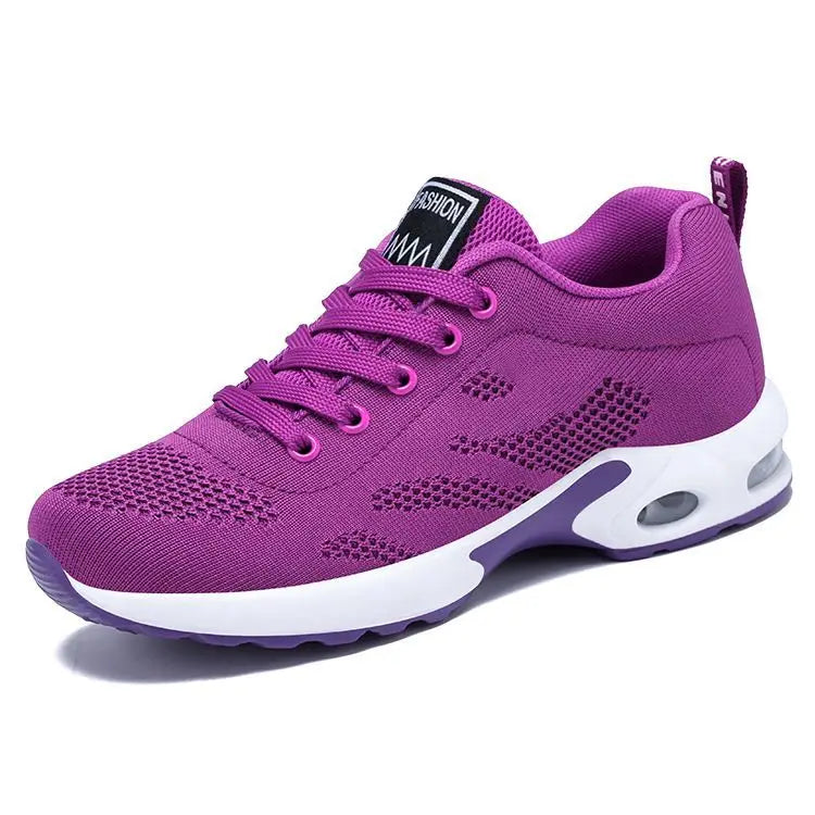Tênis dopamina feminino verão antiderrapante sola macia malha respirável sapatos casuais correndo luz sapatos de viagem dança