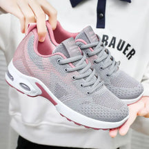 Tênis dopamina feminino verão antiderrapante sola macia malha respirável sapatos casuais correndo luz sapatos de viagem dança
