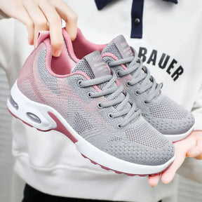 Tênis dopamina feminino verão antiderrapante sola macia malha respirável sapatos casuais correndo luz sapatos de viagem dança