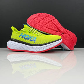 Hoka Carbon X3 - Verde/Vermelho
